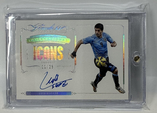 Luis Suarez Panini Flawless 2015-16/25 Auto Uruguay