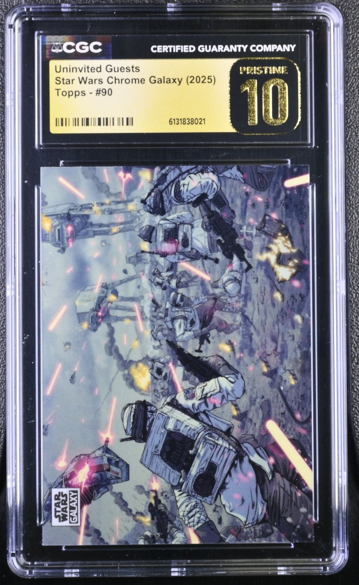 2025 Topps Chrome Star Wars Galaxy Uninvited Guests CGC Pristine 10