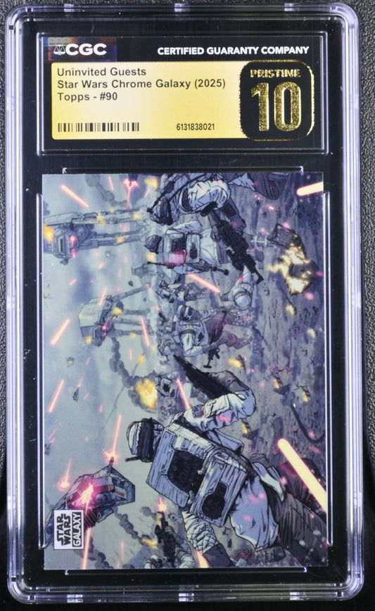2025 Topps Chrome Star Wars Galaxy Uninvited Guests CGC Pristine 10