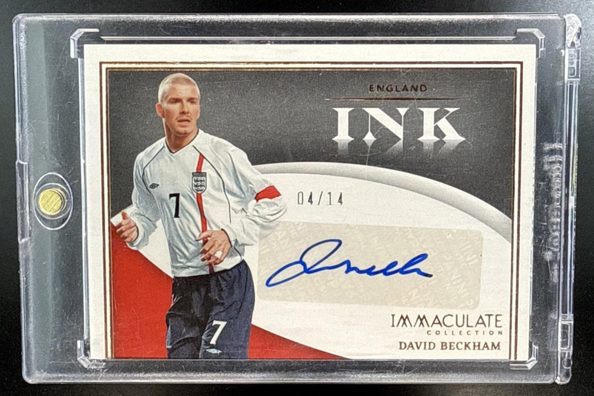 David Beckham Panini Immaculate Collection 2022-23 Ink /14 Auto England