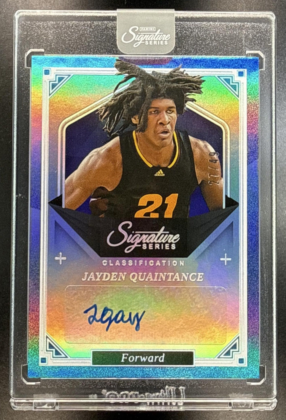 Jayden Quaintance Panini Signature Series 2025-26 /49 MEM Auto Kentucky Wildcats