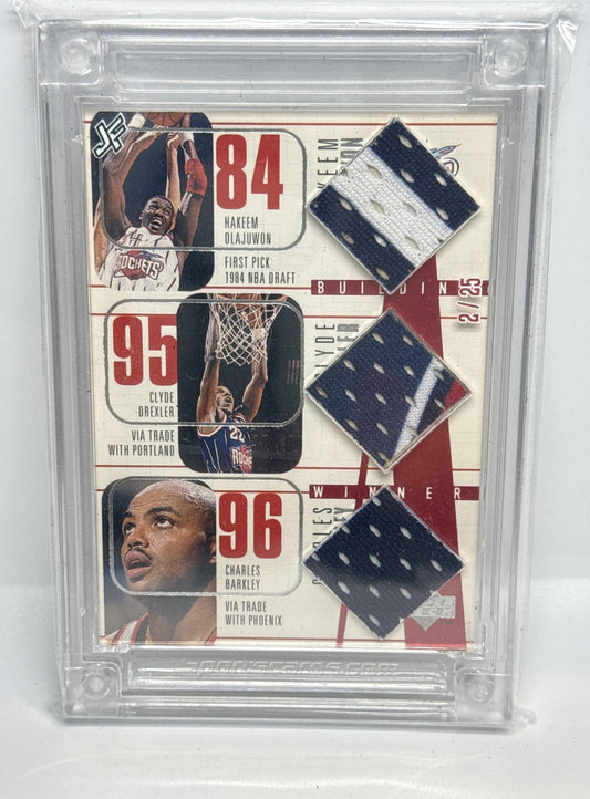 Olajuwon/Drexler/Barkley Jersey Fusion 2023 /25 Houston Rockets