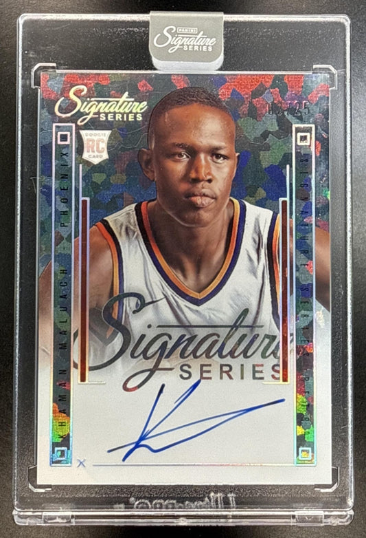 Khaman Maluach Panini Signature Series 2025-26 /25 RC Auto Phoenix Suns