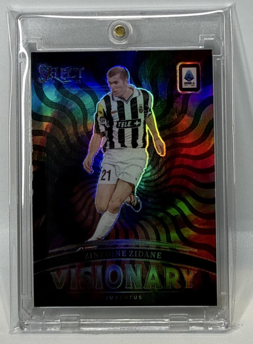 Zinedine Zidane Panini Select Serie A 2024-25 Visionary Juventus