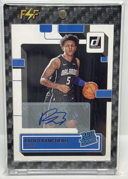 Paolo Banchero Panini Donruss 2022-23 RC Auto Orlando Magic