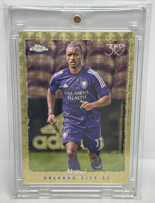 Nani Topps Chrome MLS 2025 1995 SuperFractor 1/1 Orlando City SC