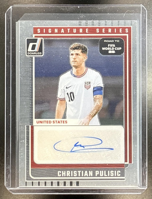 Christian Pulisic Donruss Road to FIFA World Cup 26' 2025-26 Auto United States