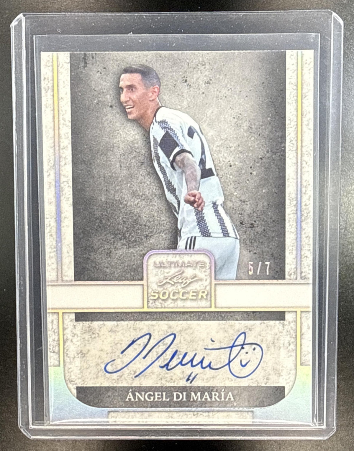 Angel Di Maria Leaf Ultimate 2022 Auto Platinum Spectrum /7