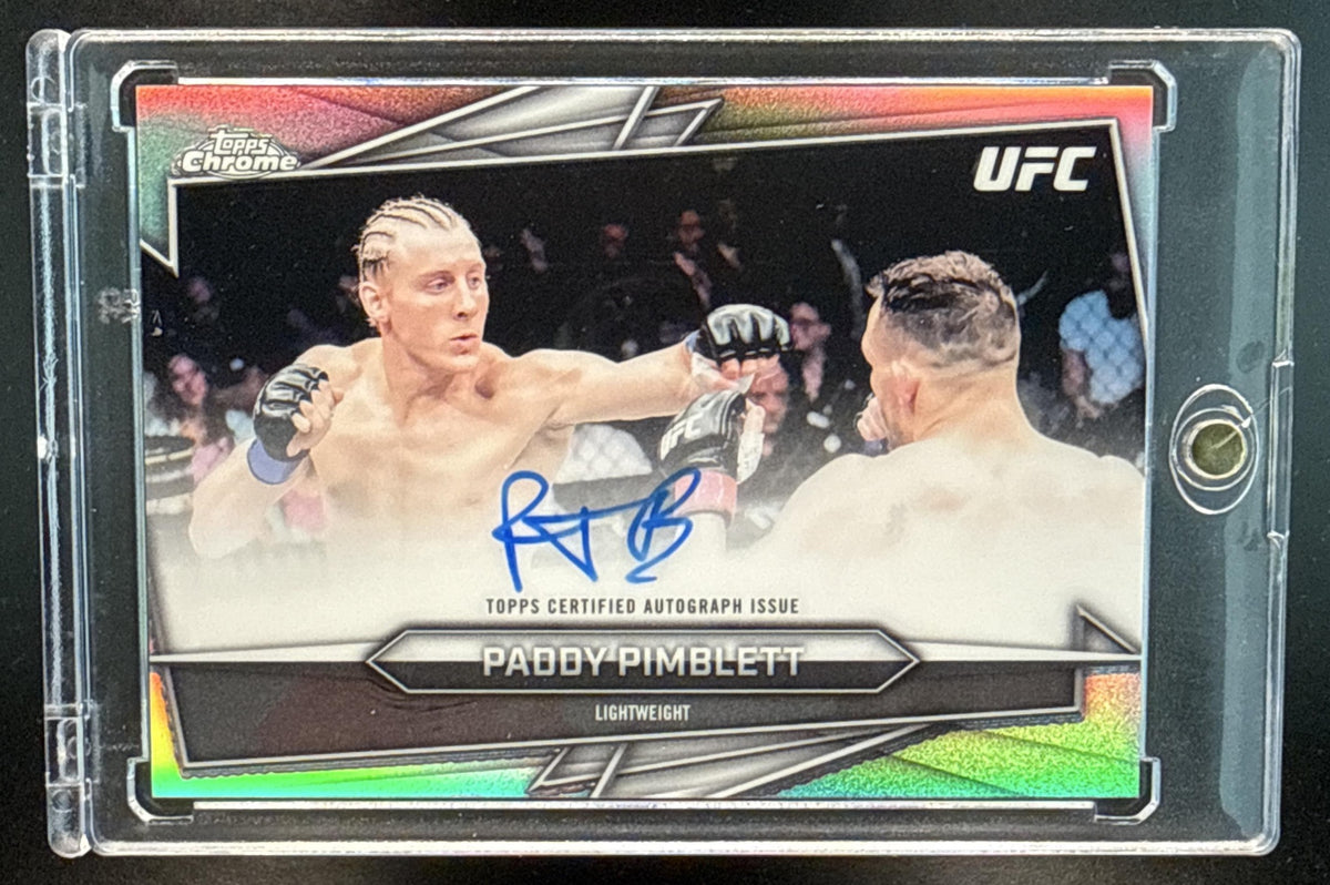Paddy Pimblett Topps Chrome UFC 2026 Auto