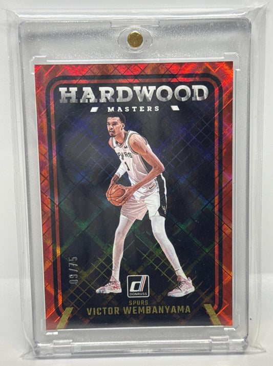 Victor Wembanyama Panini Donruss 2024-25 Diamond Red /75 San Antonio Spurs