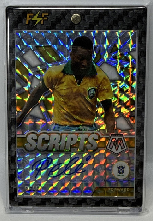 Pele Panini Mosaic Road to FIFA World Cup 2021 Scripts Mosaic Auto Brazil