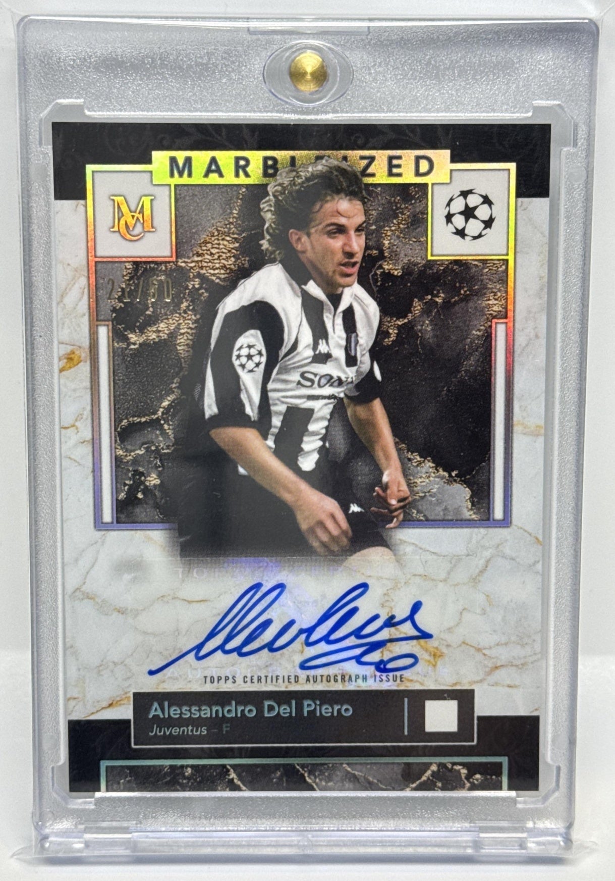 Alessandro Del Piero Topps Museum Collection UCC 2024-25/50 Auto Juventus