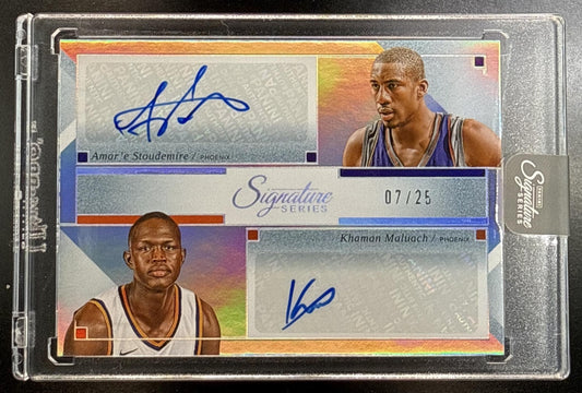Stoudemire/Maluach Panini Signature Series 2025-26 /25 RC Auto Phoenix Suns