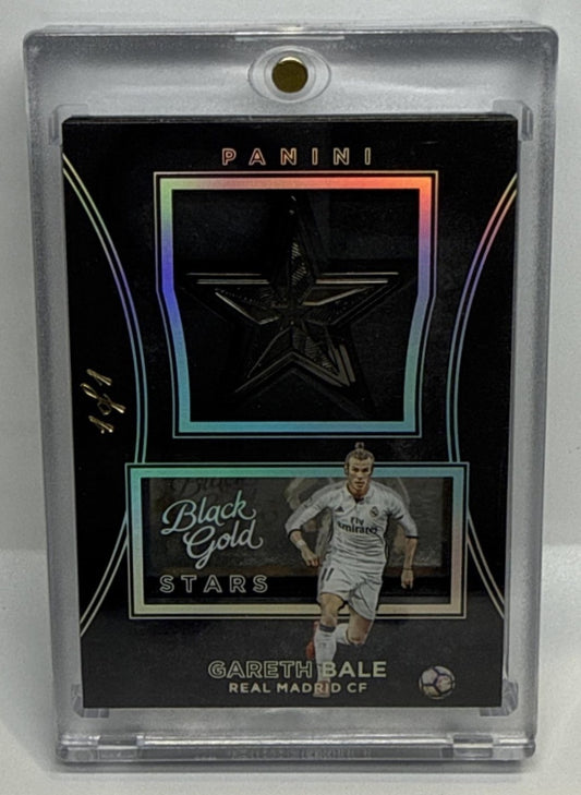 Gareth Bale Panini Black Gold 2016 Stars Medallions 1/1 Real Madrid CF