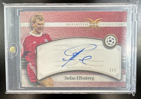 Stefan Effenberg Topps Definitive Collection UCC 2024 Red 1/1 FC Bayern Munchen