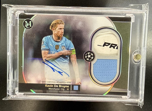 Kevin De Bruyne Topps Museum Collection UCC 2024-25 Auto Manchester City