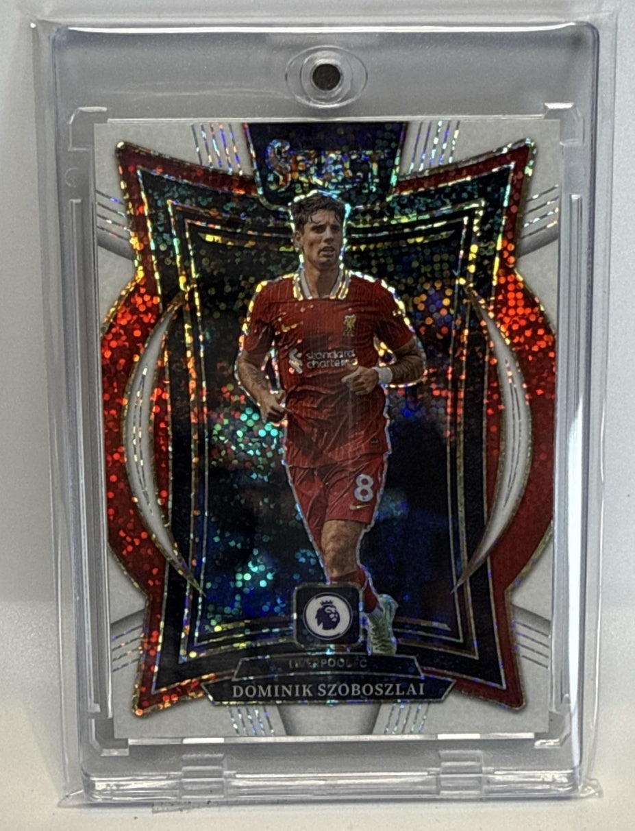 Dominik Szoboszlai Panini Select PL 2024-25 Terrace White Sparkle Liverpool FC