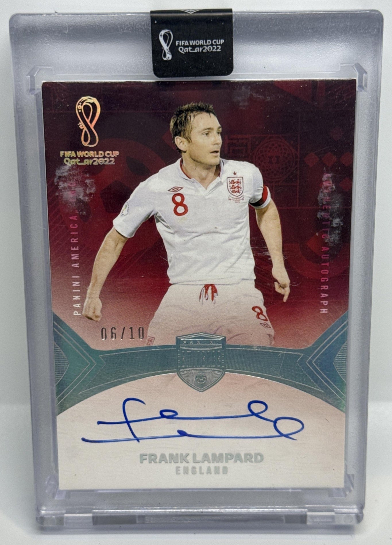 Frank Lampard Panini Eminence FIFA World Cup 2022/10 Auto England