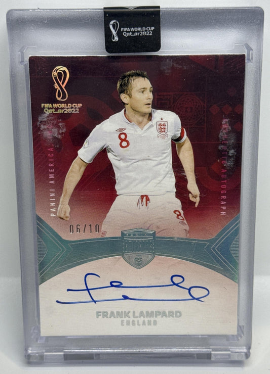 Frank Lampard Panini Eminence FIFA World Cup 2022/10 Auto England