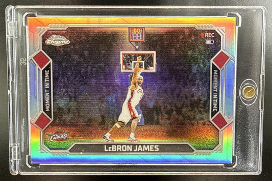 LeBron James Topps Chrome Update 2025-26 Refractor Cleveland Cavaliers