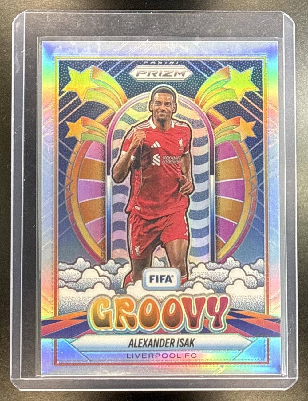 Alexander Isak Panini Prizm FIFA 2025-26 Groovy Liverpool FC