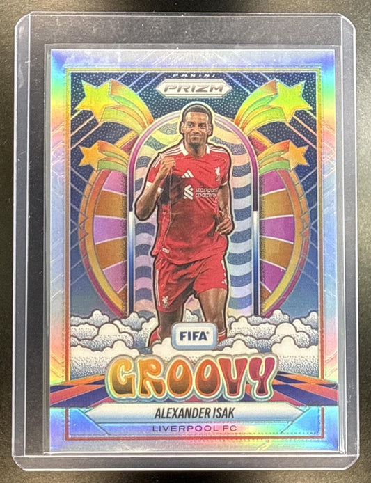 Alexander Isak Panini Prizm FIFA 2025-26 Groovy Liverpool FC