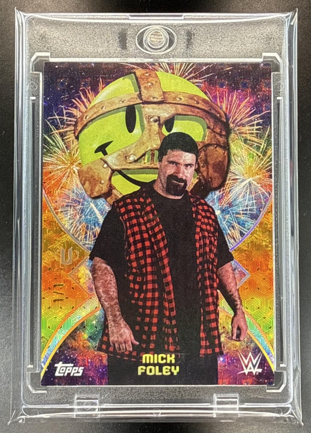Mick Foley Topps Universe WWE 2025 Namesakes FoilFractor 1/1