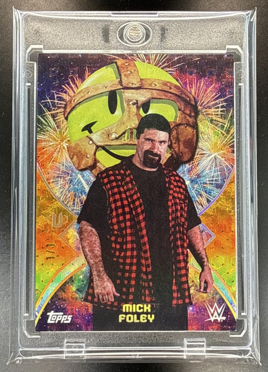 Mick Foley Topps Universe WWE 2025 Namesakes FoilFractor 1/1