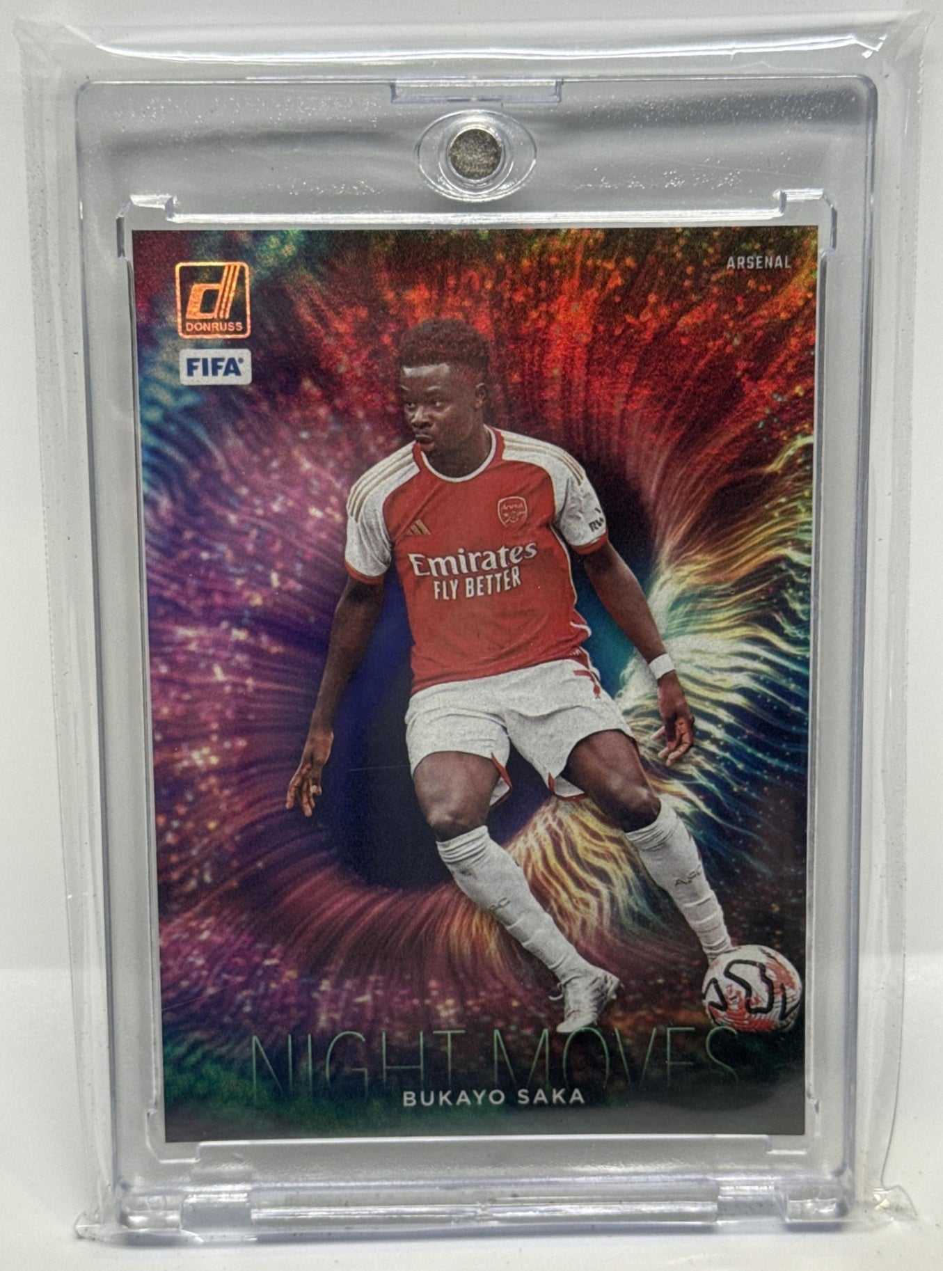 Bukayo Saka Panini Donruss 2023-24 Night Moves Arsenal FC