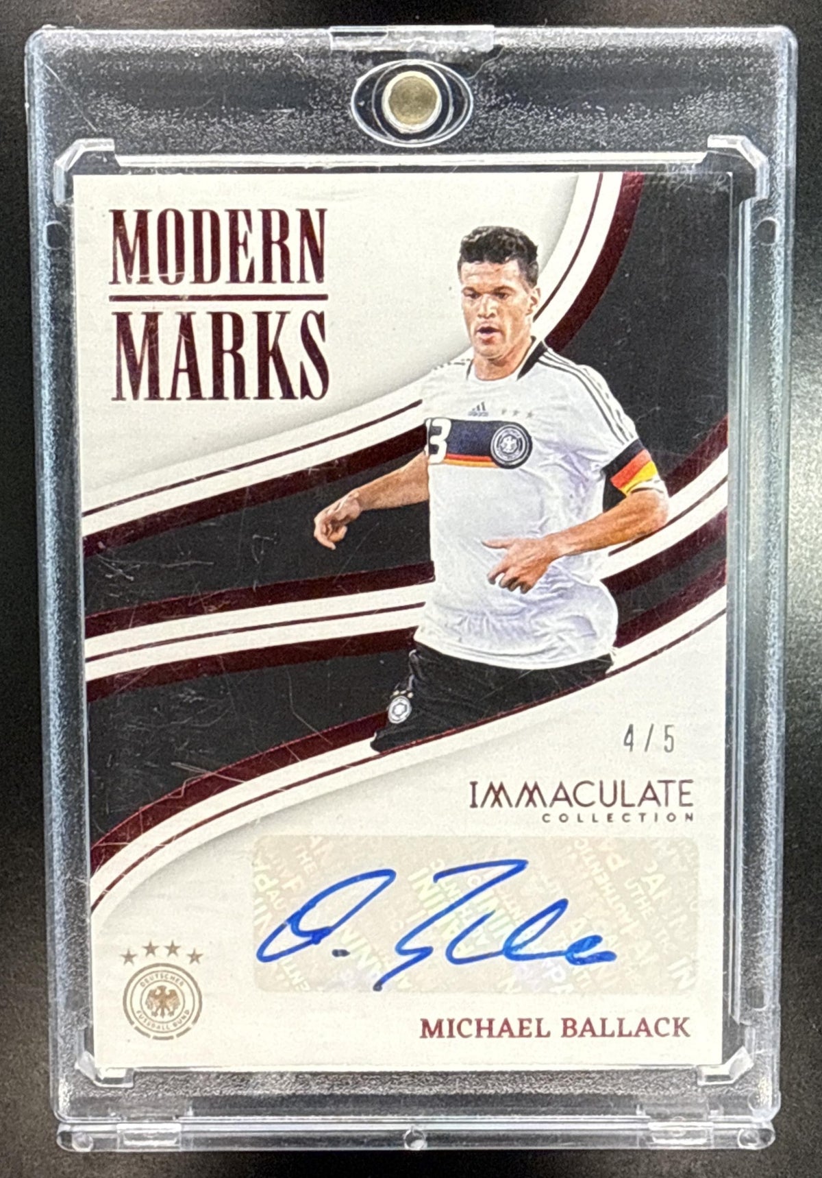 Michael Ballack Panini Immaculate Collection 2023-24 Ruby /5 Auto Germany