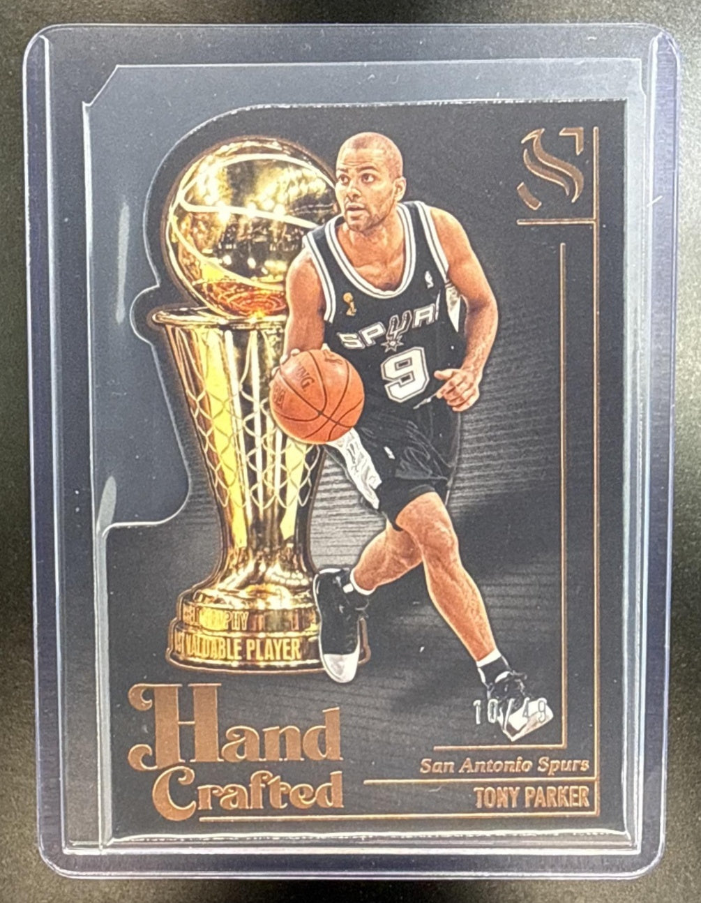 Tony Parker Panini Silhouette 2024-25 Hand Crafted Bronze /49 San Antonio Spurs