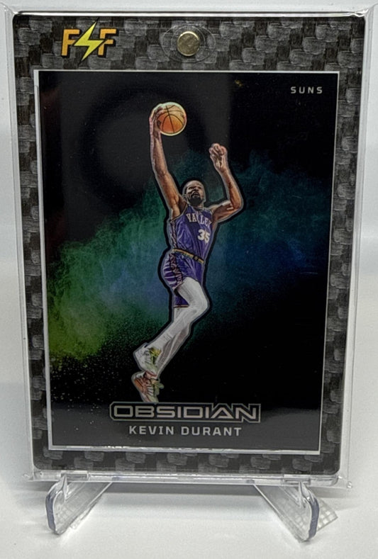 Kevin Durant Panini Obsidian 2024-25 Black Color Blast Phoenix Suns