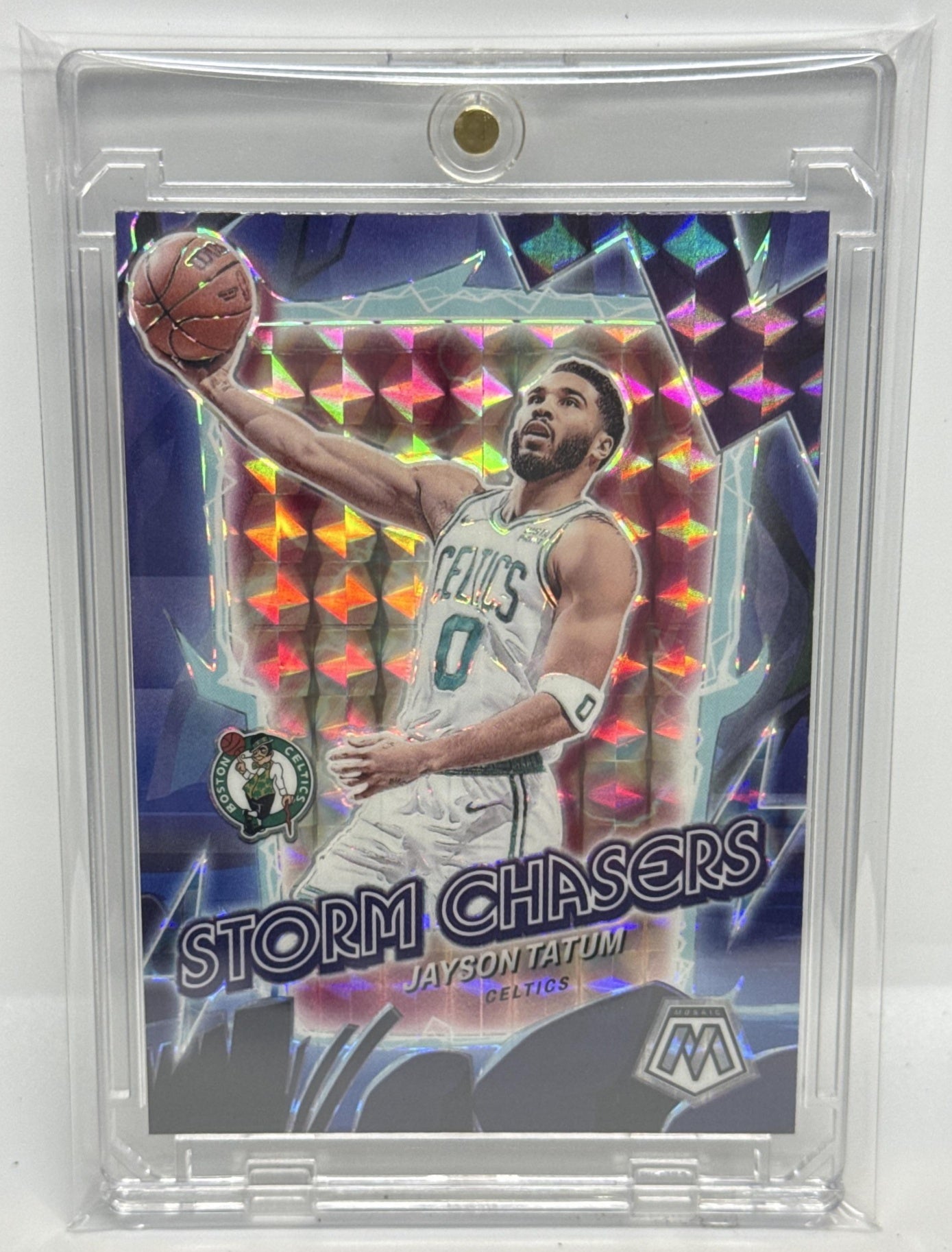 Jayson Tatum Panini Mosaic 2023-24 Storm Chasers Boston Celtics