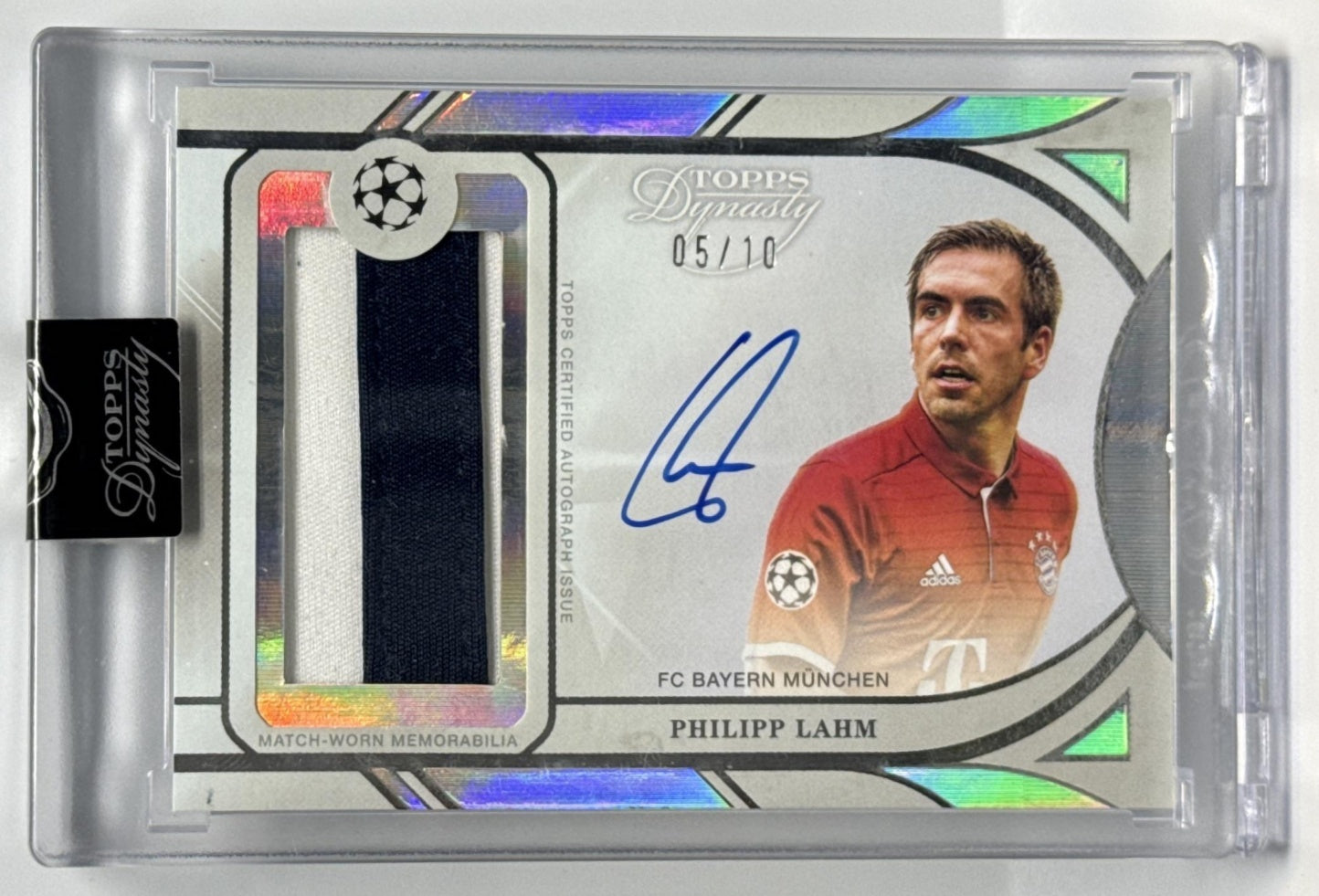 Philipp Lahm Topps Dynasty UCC 2024-25 Auto Patch /10 FC Bayern Munchen