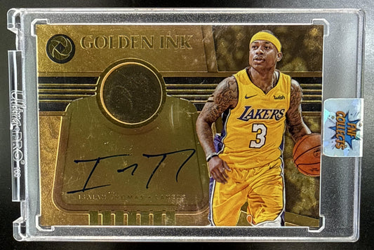 Isaiah Thomas Panini Opulence 2017-18 Golden Ink /20 Auto Los Angeles Lakers
