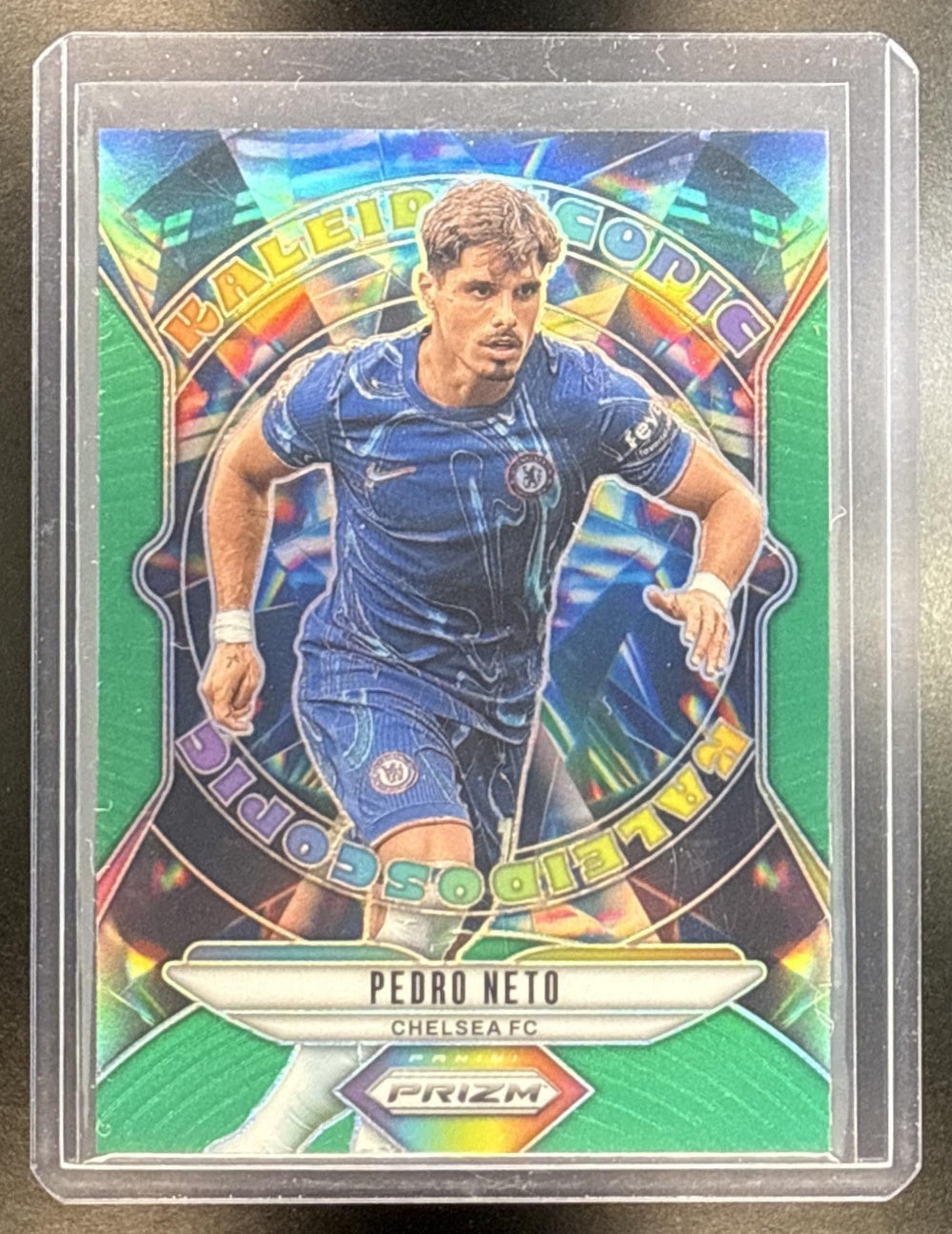 Pedro Neto Panini Prizm PL 2024-25 Kaleidoscopic Green /5 Chelsea FC