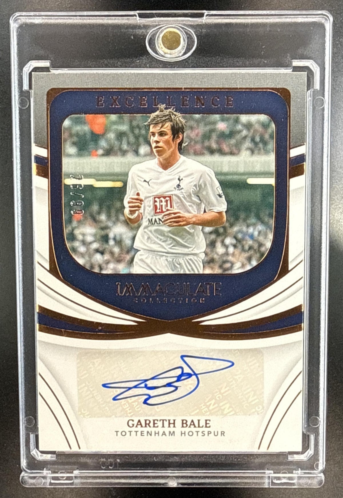 Gareth Bale Panini Immaculate Collection 2022-23 Bronze /99 Auto Tottenham Hotspur