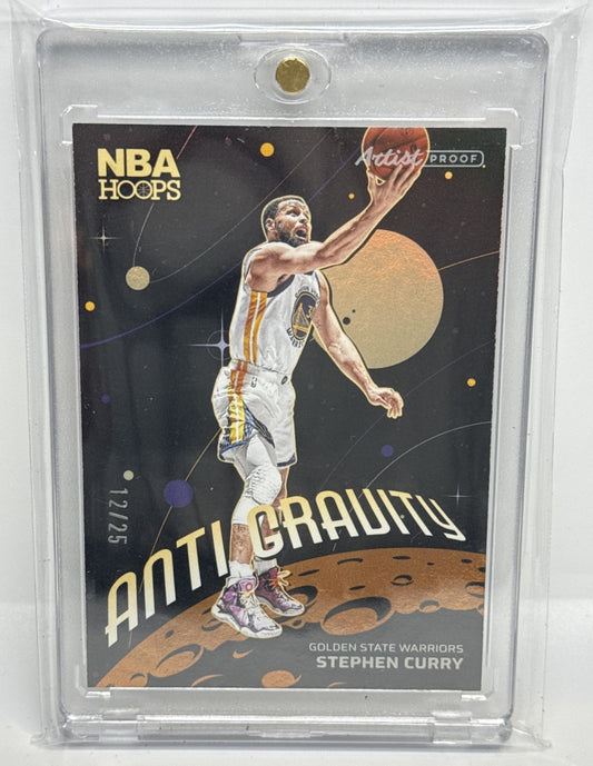 Stephen Curry Panini Hoops 2024-25 Artist Proof Holo /25 Golden State Warriors