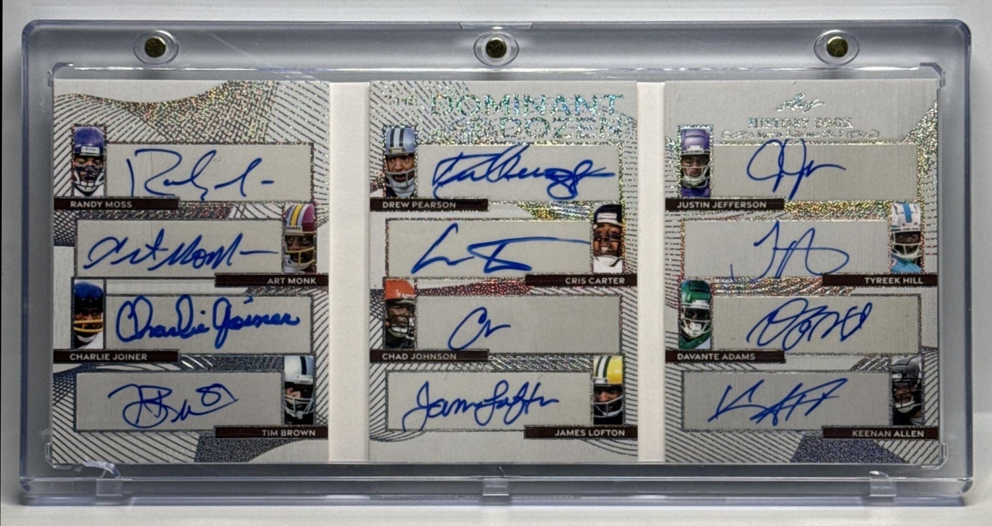 Dominant Dozen Leaf History Book Sports Edition Ch.2 2025 Silver Pattern /3 Auto