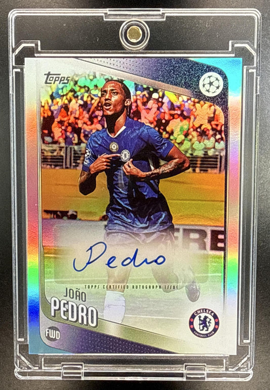 Joao Pedro Topps UCC 2025-26 Auto Chelsea FC