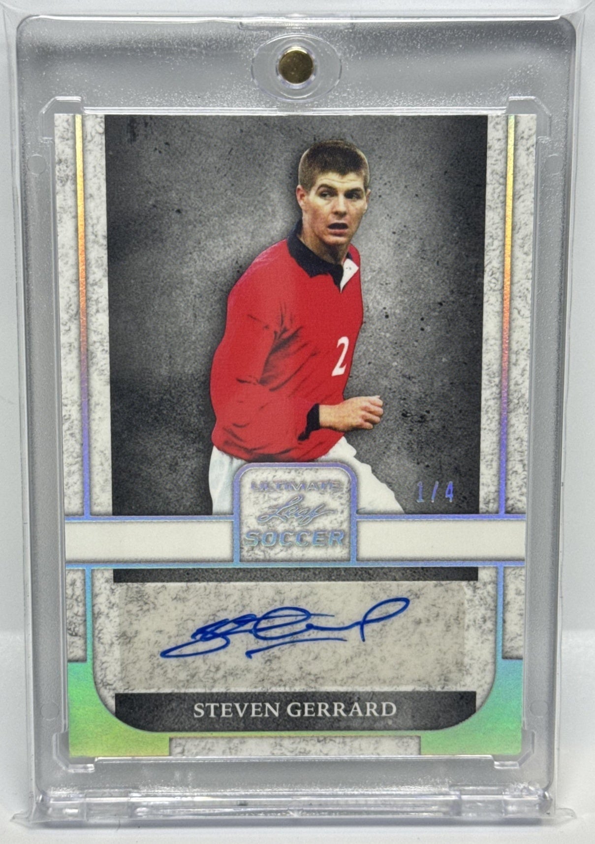 Steven Gerrard Leaf Metal 2022 Auto Crystal Platinum /4