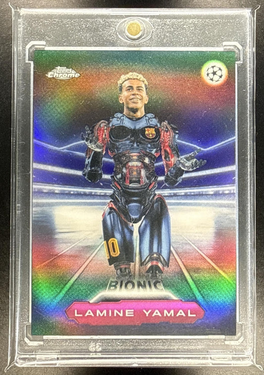 Lamine Yamal Topps Chrome UEFA CC 2025-26 Bionic SSP FC Barcelona