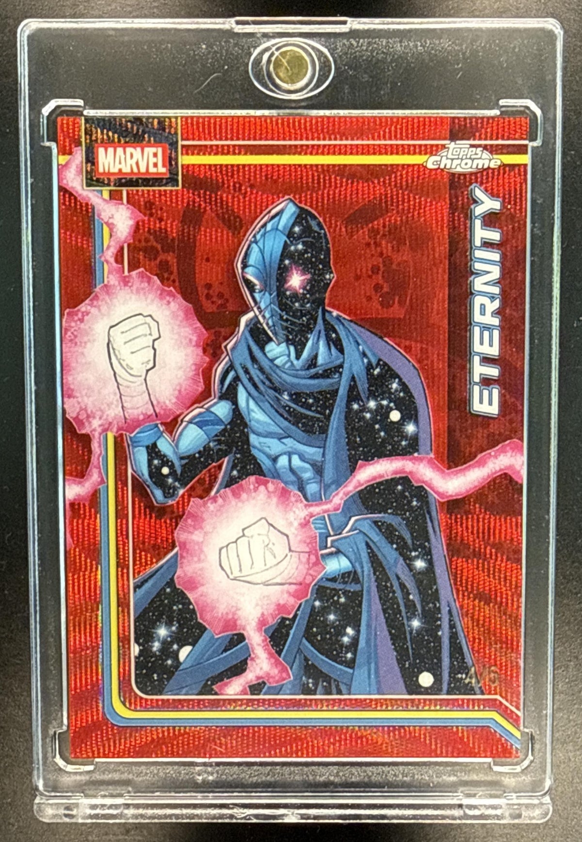 2026 Topps Chrome Marvel Comics Eternity Red Wave Refractor /5