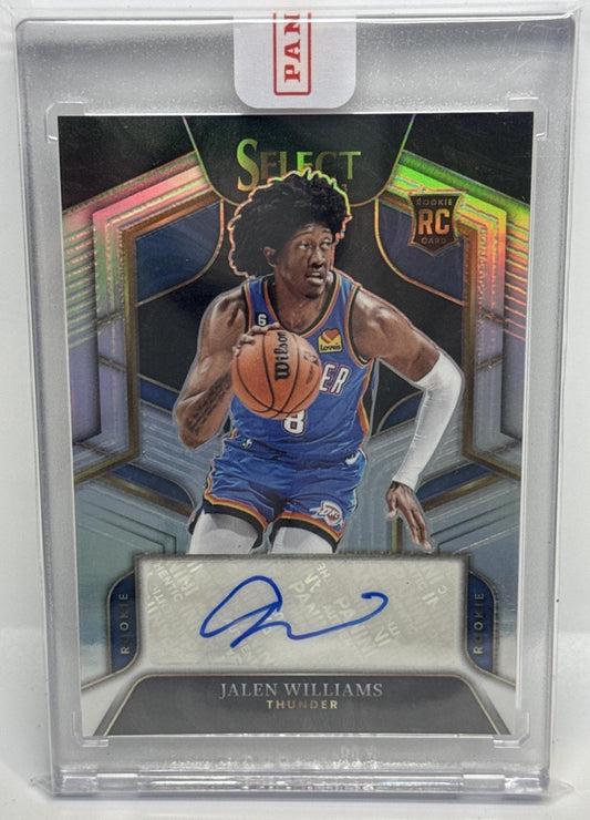 Jalen Williams Panini Select 2022-23/249 Auto RC Oklahoma City Thunder