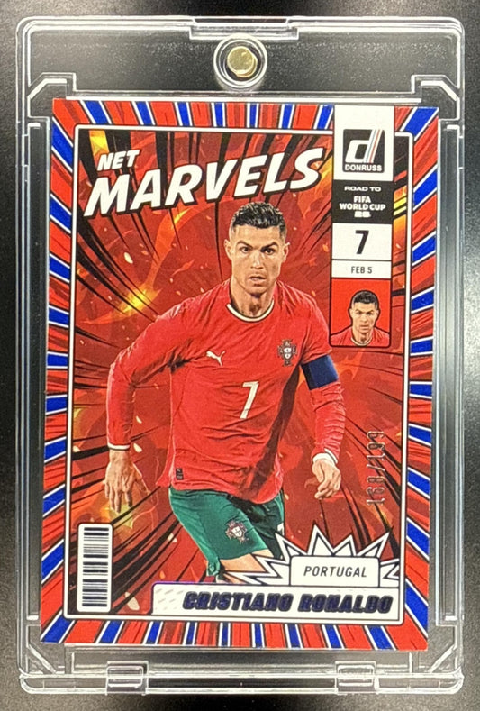 Cristiano Ronaldo Donruss Road to FIFA World Cup 26' 2025-26 Blue /199 Portugal