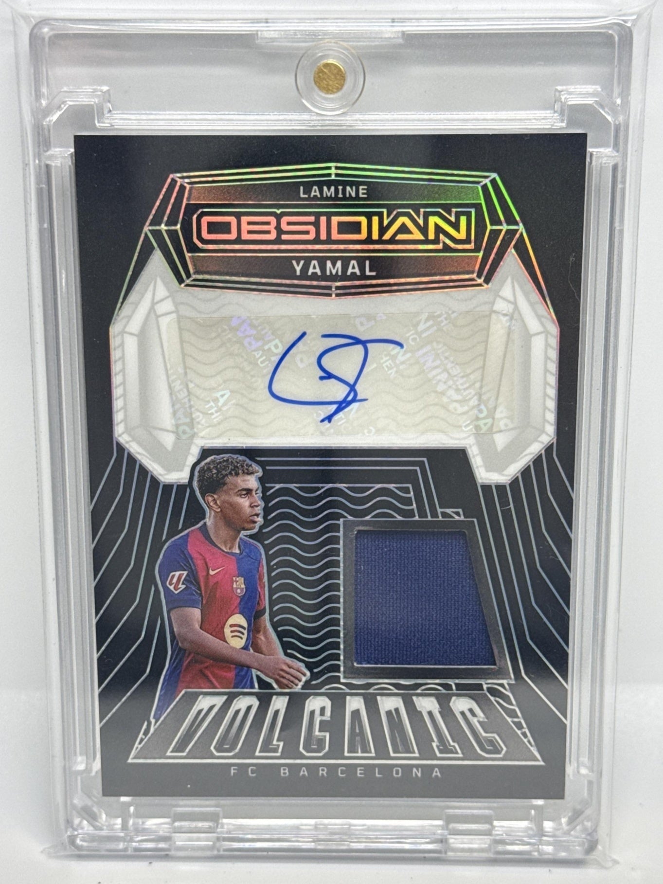 Lamine Yamal Panini Obsidian 2024-25/175 Auto FC Barcelona