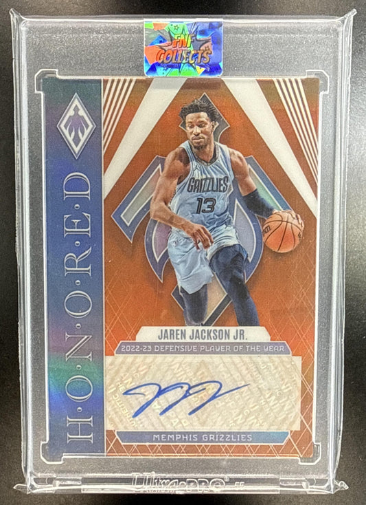 Jaren Jackson Jr. Panini Phoenix 2023-24 Orange /49 Auto Memphis Grizzlies