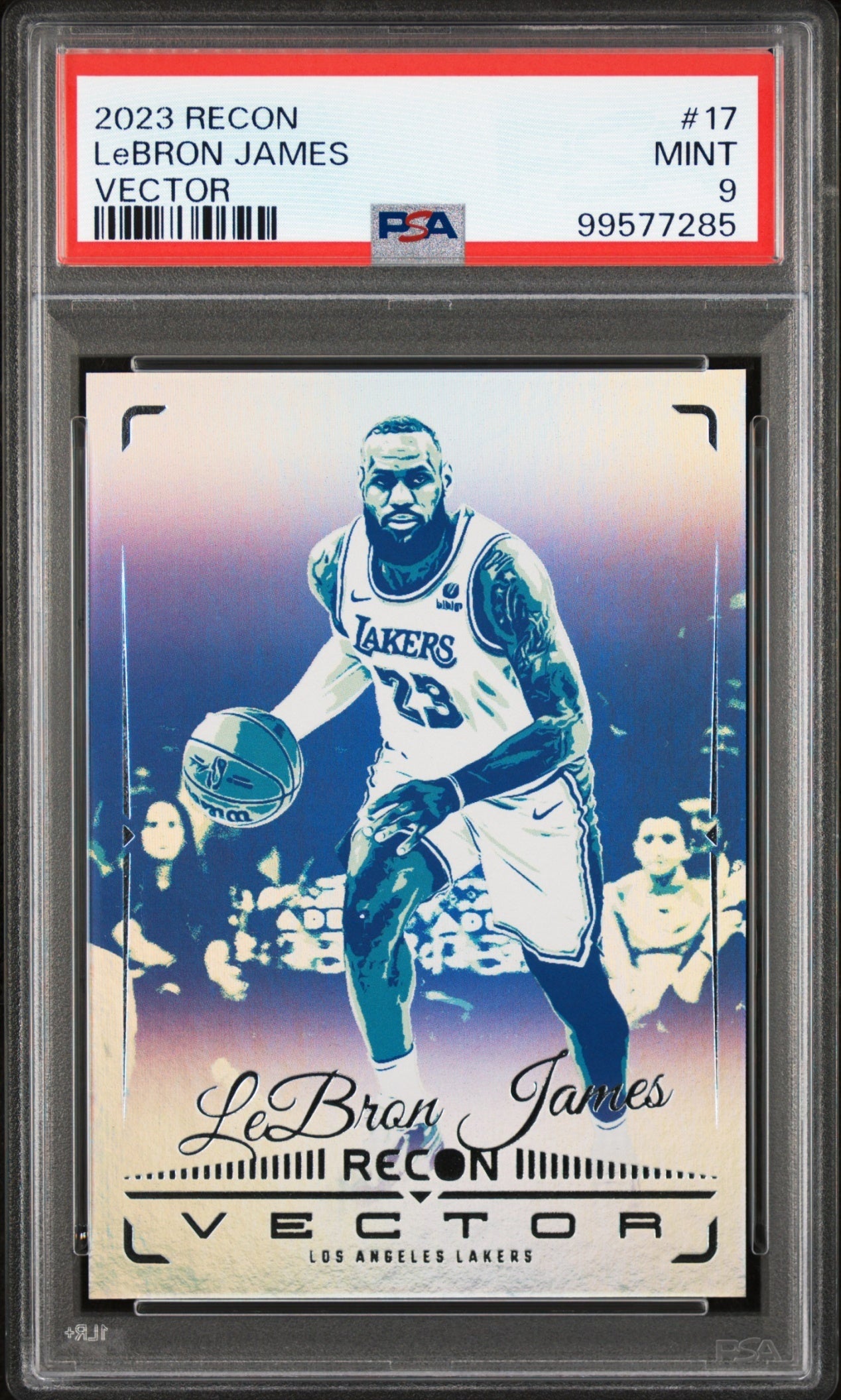 LeBron James Panini Recon 2023-24 Vector PSA 9 Los Angeles Lakers