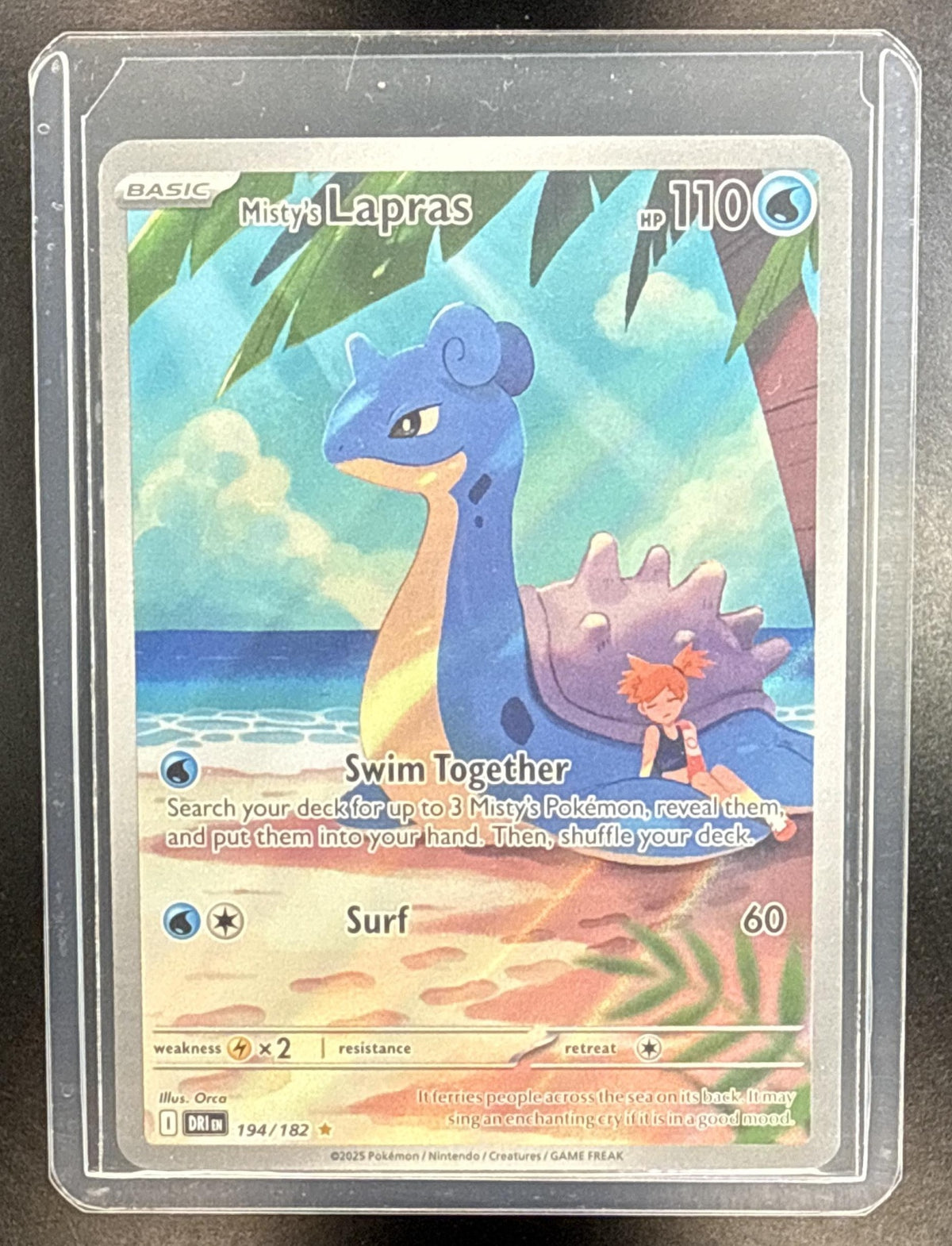 Misty's Lapras Pokemon Destined Rivals 2025