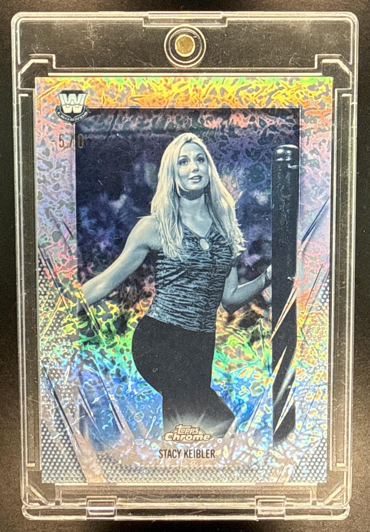 Stacy Keibler Topps Chrome WWE Frozenfractor 2026 -5/0